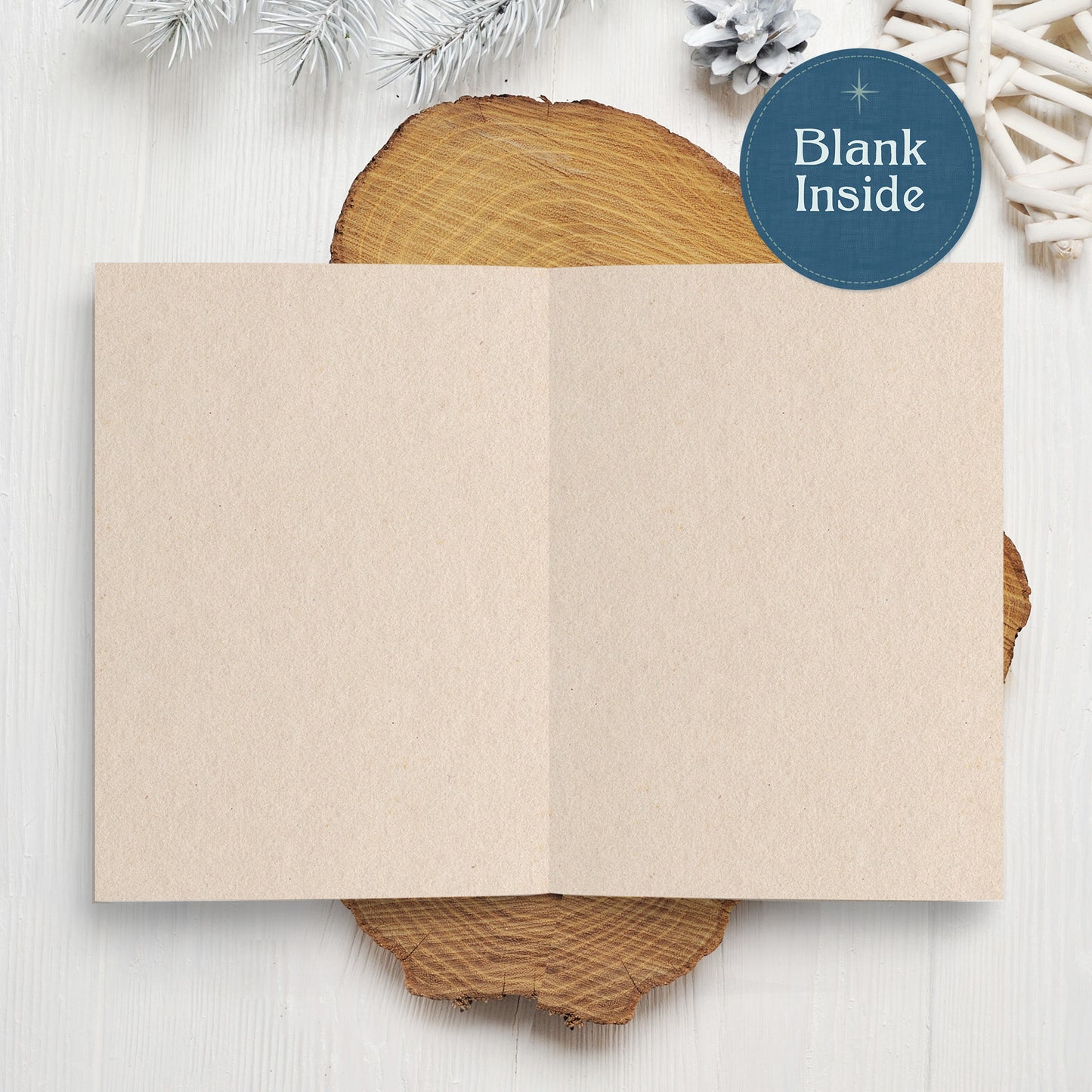 Tidings of Comfort and Joy Christmas Cards | 10 Pack | Blank