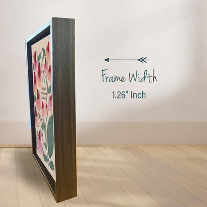 Coneflowers & Dragonflies Garden Wall Art | Framed Canvas Print