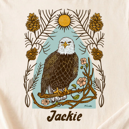 Inspired by Jackie, the Beloved Big Bear Bald Eagle | Unisex Crewneck T-shirt