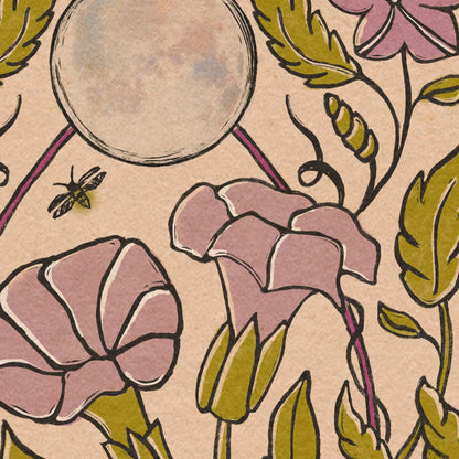 Firefly + Moonflower | Folk Art