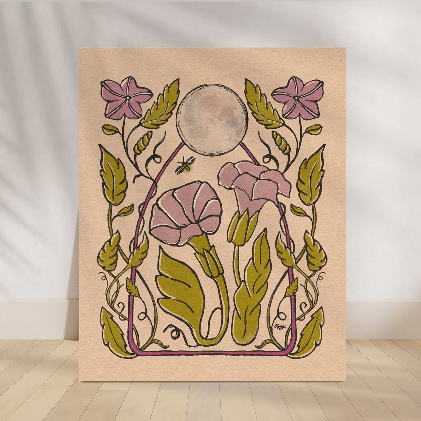 Firefly + Moonflower | Folk Art