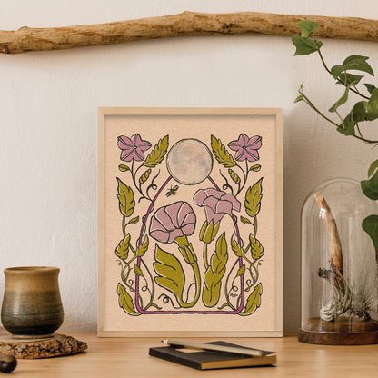 Firefly + Moonflower | Folk Art