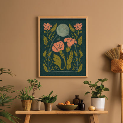 Firefly + Moonflower | Art Print