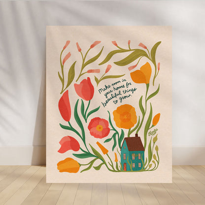 The Poppy Garden | "Make room in your home for beautiful things to grow."