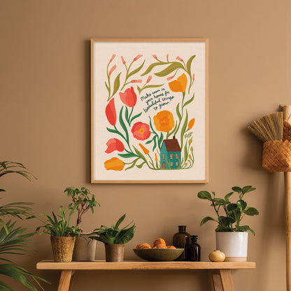 The Poppy Garden | "Make room in your home for beautiful things to grow."