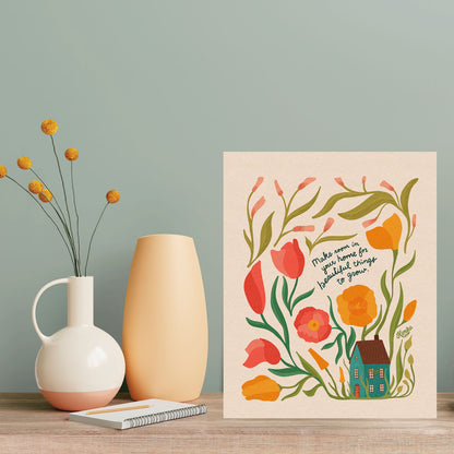 The Poppy Garden | "Make room in your home for beautiful things to grow."