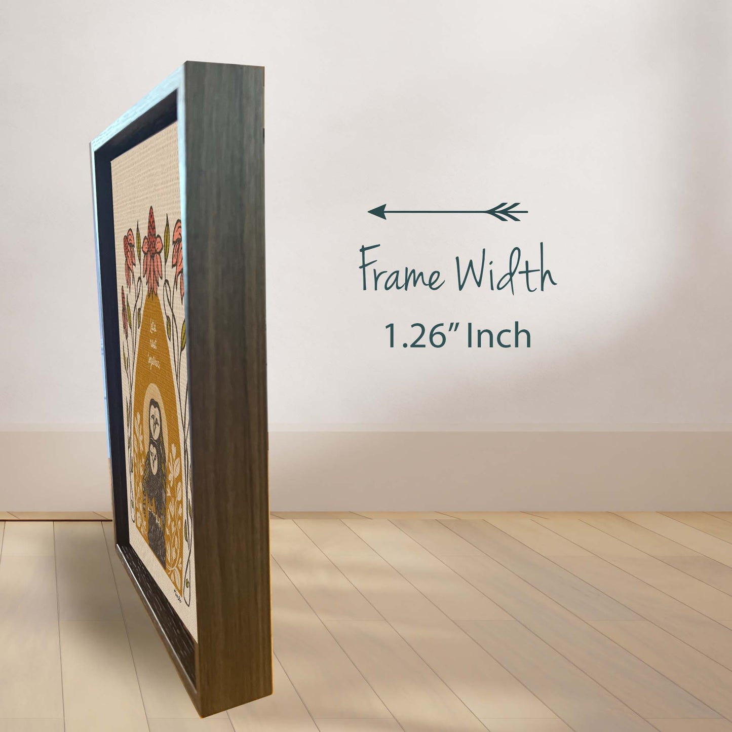 Barn Owls by Moonlight | Framed Canvas Print