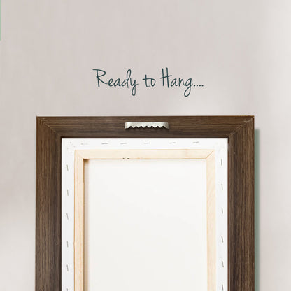 London Blooms -  " I want to visit all the places flowers bloom." | Framed Canvas Print