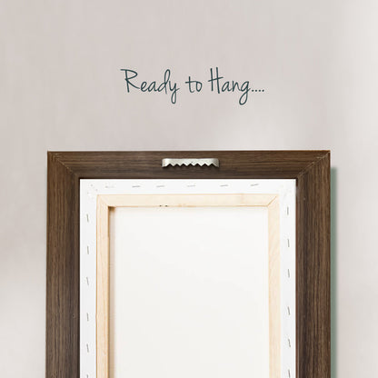 "You can find me in the garden." | The Ladybug Garden Framed Canvas Wall Art