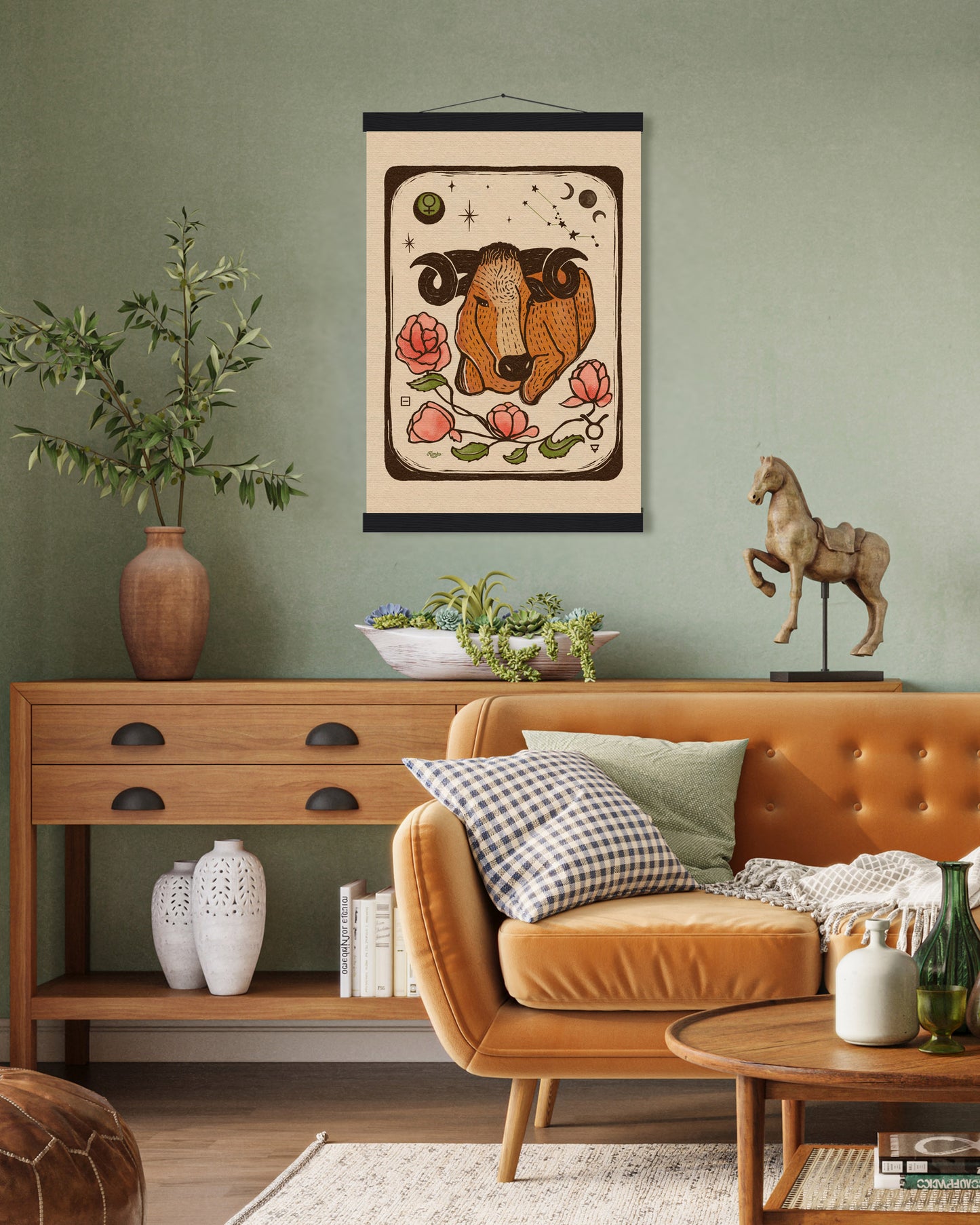 Taurus Folk Art | Wooden Hangar