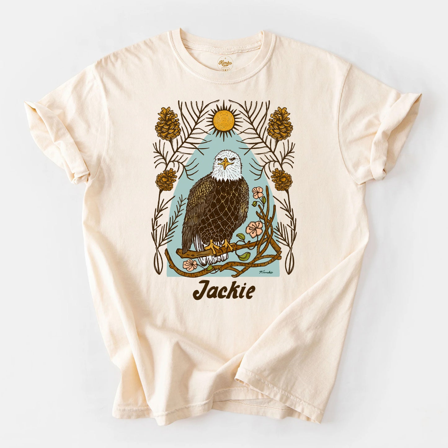 Inspired by Jackie, the Beloved Big Bear Bald Eagle | Unisex Crewneck T-shirt