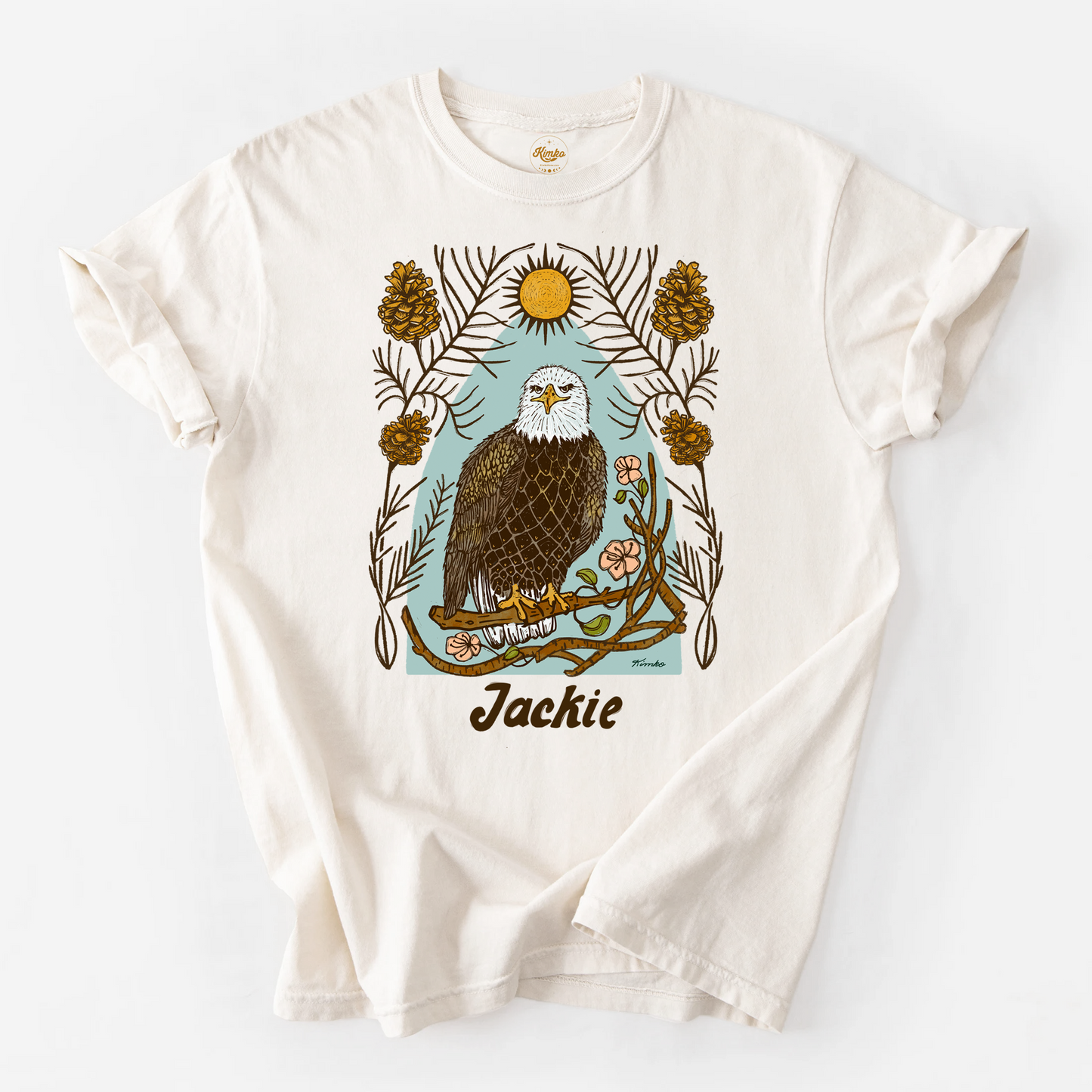 Inspired by Jackie, the Beloved Big Bear Bald Eagle | Unisex Crewneck T-shirt