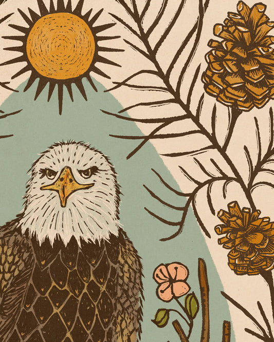Jackie the Big Bear Bald Eagle | Fine Art Print