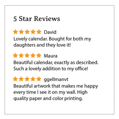 2026 Looking for the Magic Botanical Calendar 2nd Edition | Slim Style