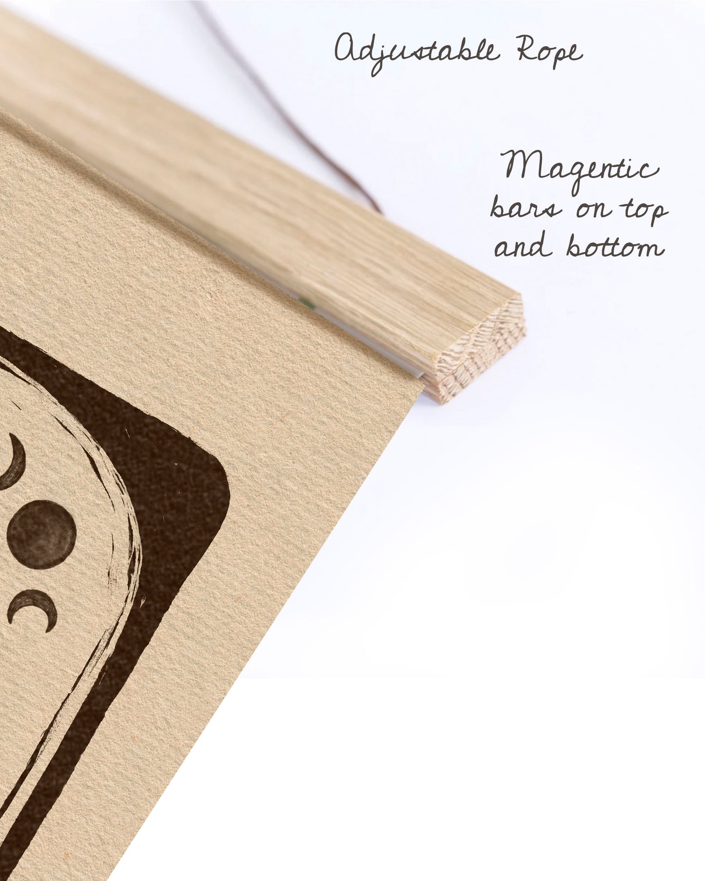 Leo Zodiac Folk Art | Wood Hanger Print