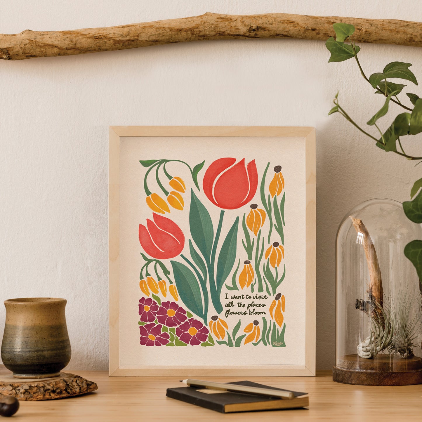 London Blooms | Botanical Wall Print