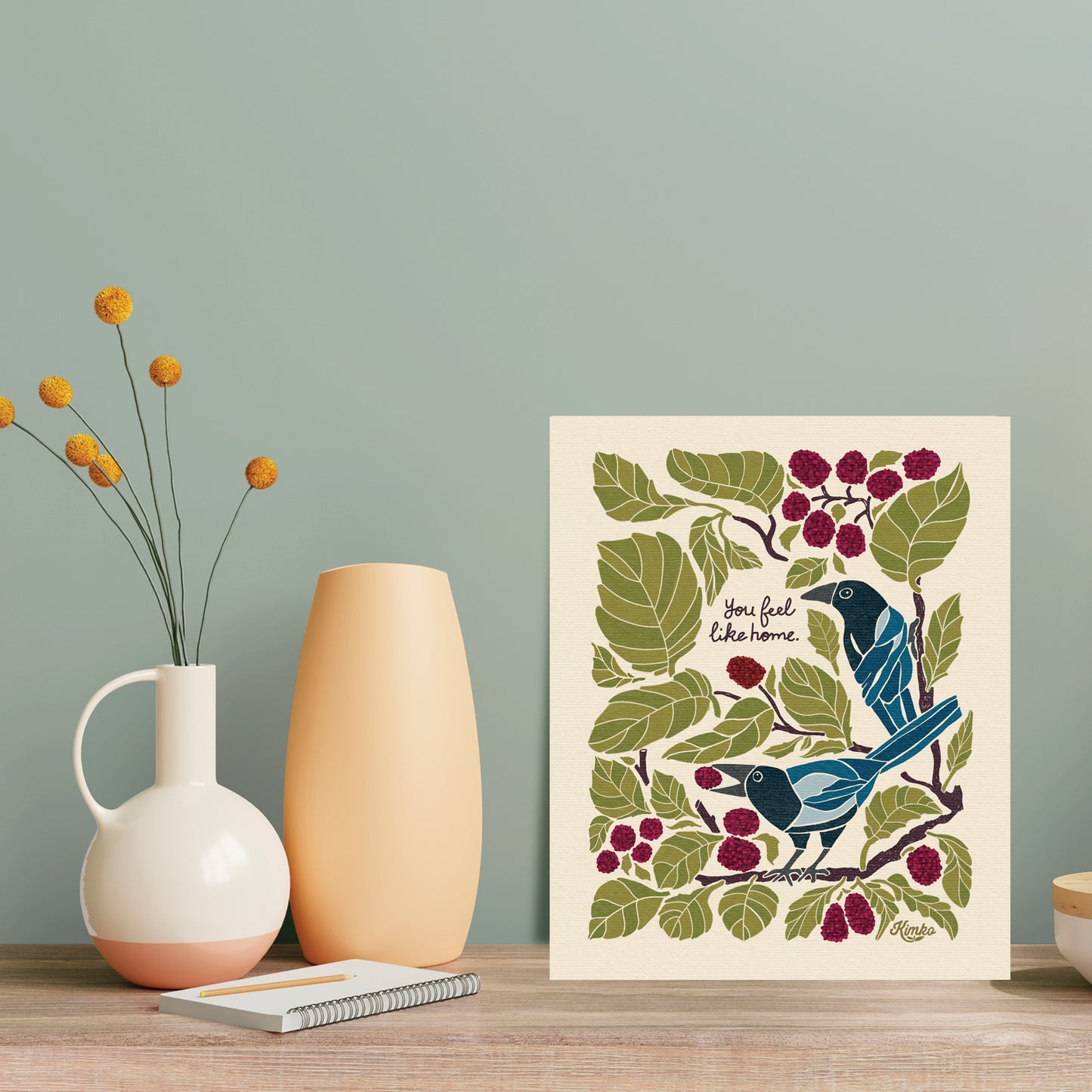 Magpies in the Mulberry Tree | "You feel like home."