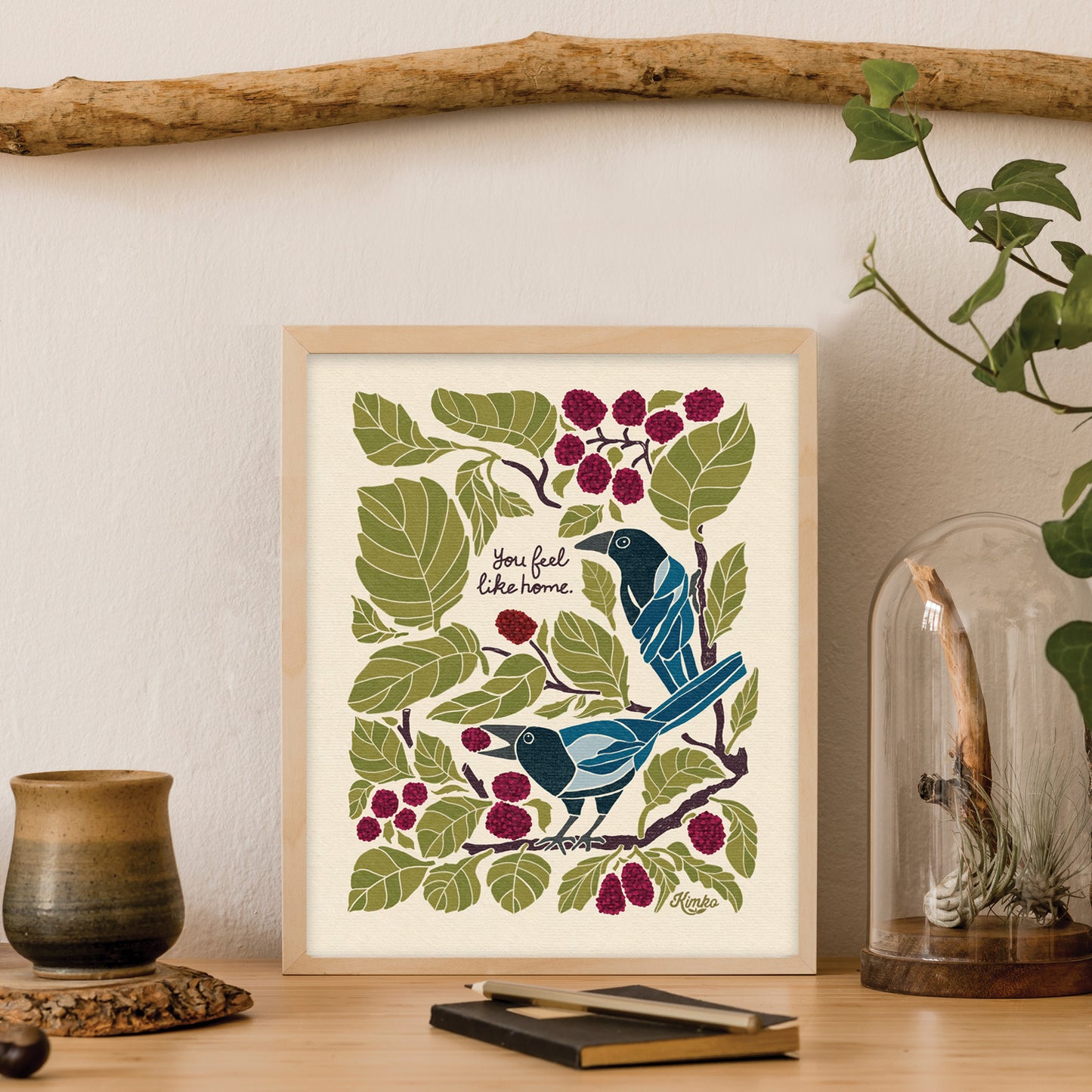 Magpies in the Mulberry Tree | "You feel like home."