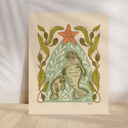 The Manatees | Art Print