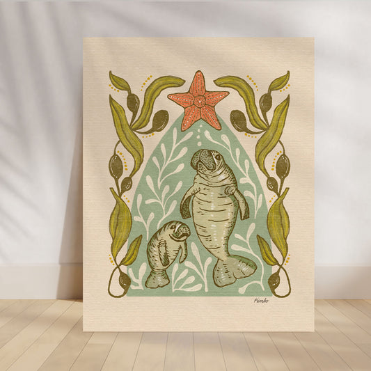 The Manatees | Art Print