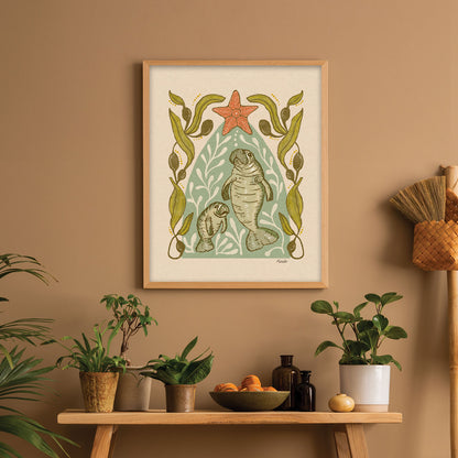 The Manatees | Art Print