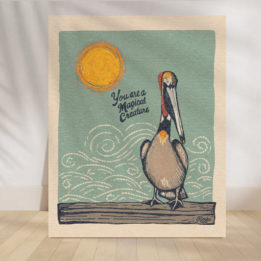 Golden Pelican | "You are a magical creature"