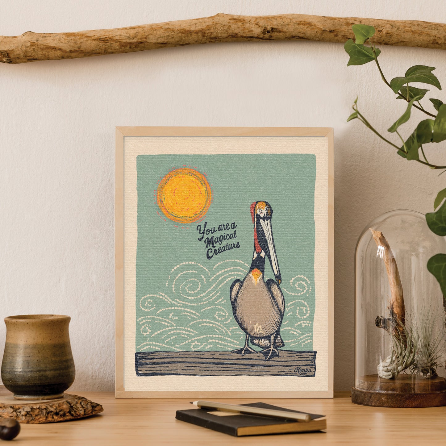 Golden Pelican | "You are a magical creature"