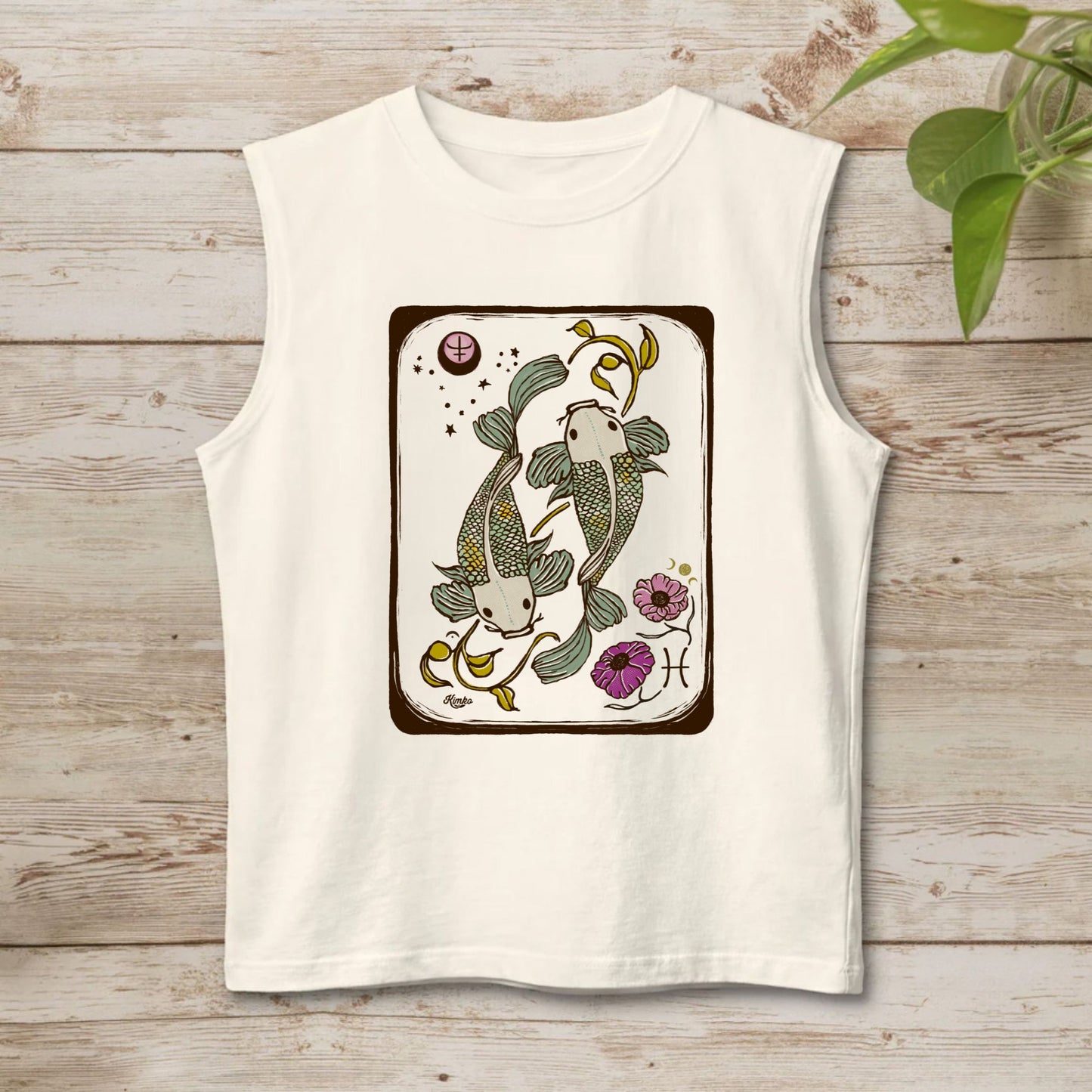 Pisces Sleeveless Unisex Muscle Tank | 100% Cotton