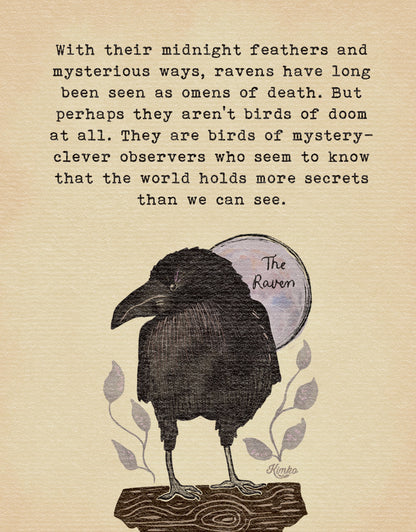 Poppy the Raven | "Ask the moon."