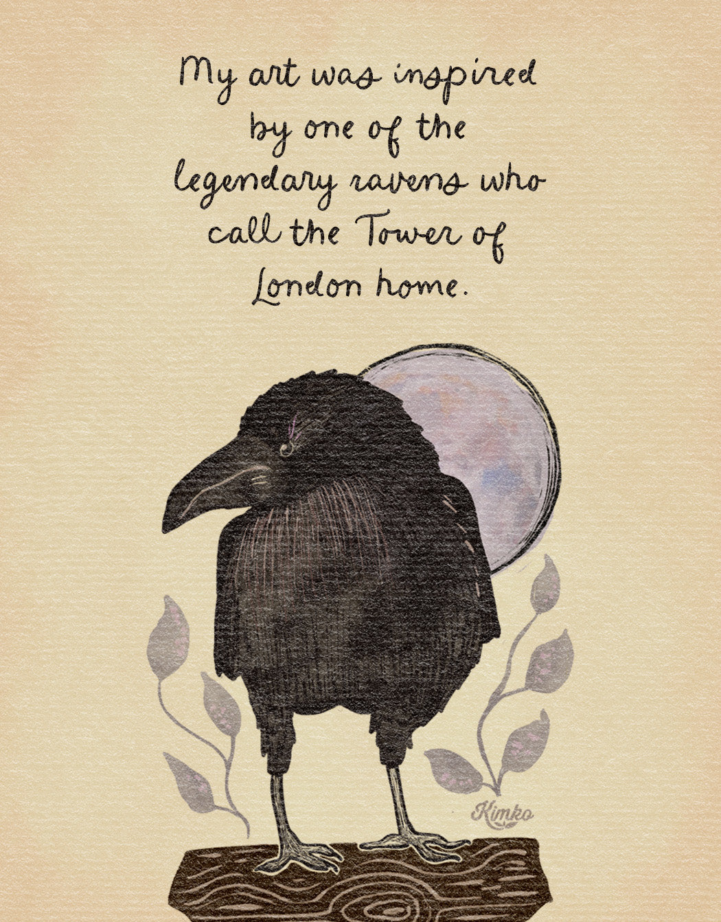 Poppy the Raven | "Ask the moon."