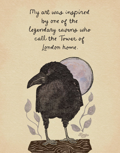 Poppy the Raven | "Ask the moon."