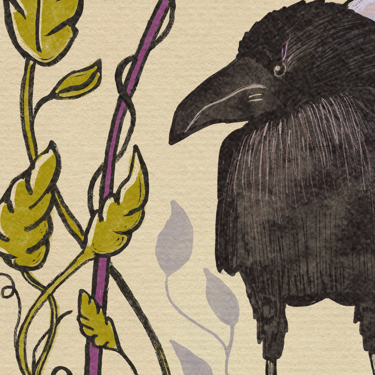 Poppy the Raven | "Ask the moon."