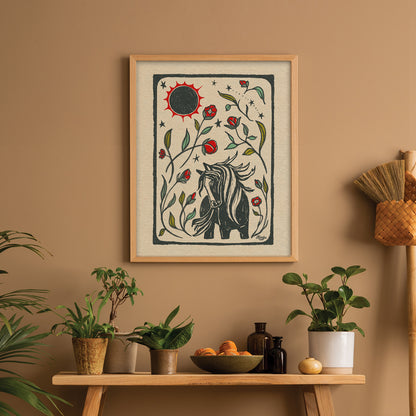 The Year of the Fire Horse | Art Print