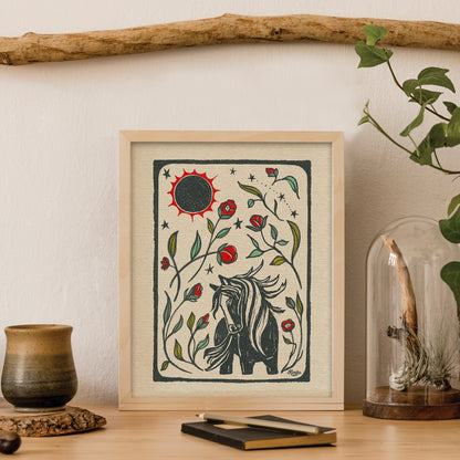 The Year of the Fire Horse | Art Print