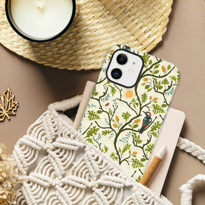 Into the Oaks Woodpecker Print | Apple iPhone Tough Case