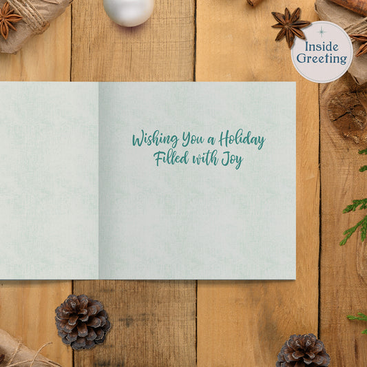 Two Turtle Doves Christmas Card Set | "Wishing you a holiday filled with Joy." (10)