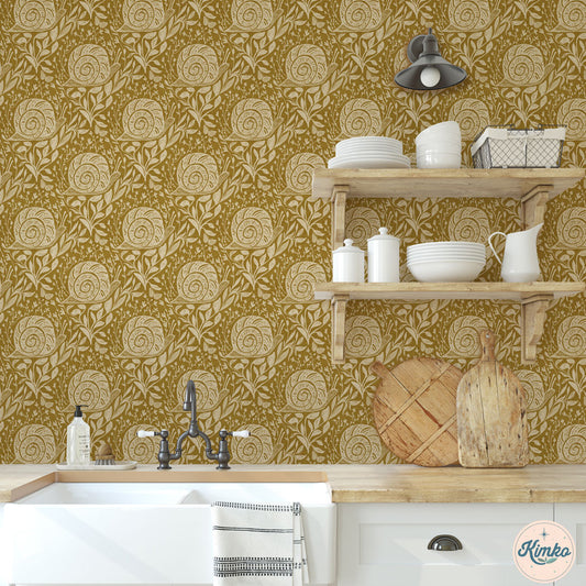 Sylvie the Snail Wallpaper in Magic Hour Glow