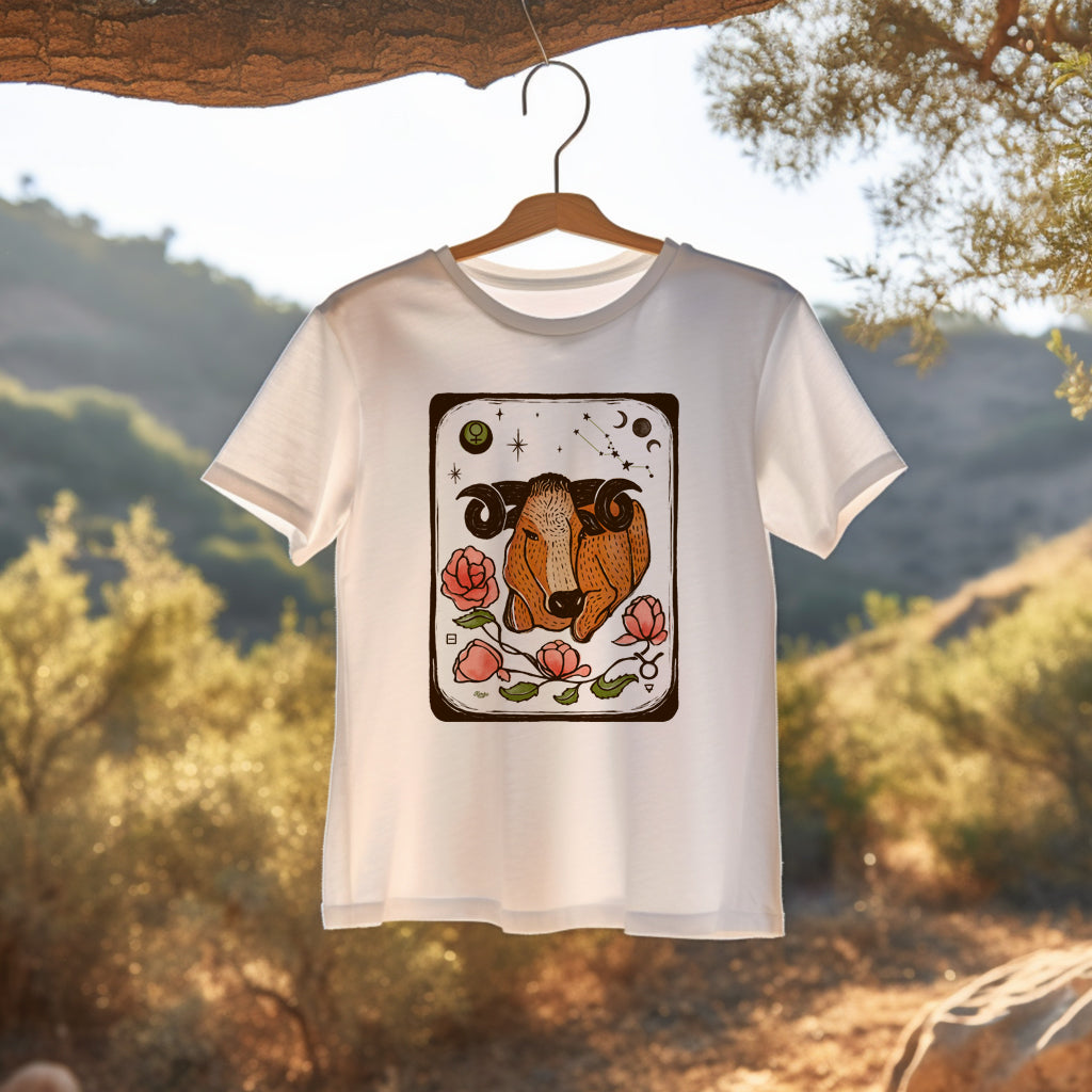 Taurus folk Art T-shirt | 100% Cotton