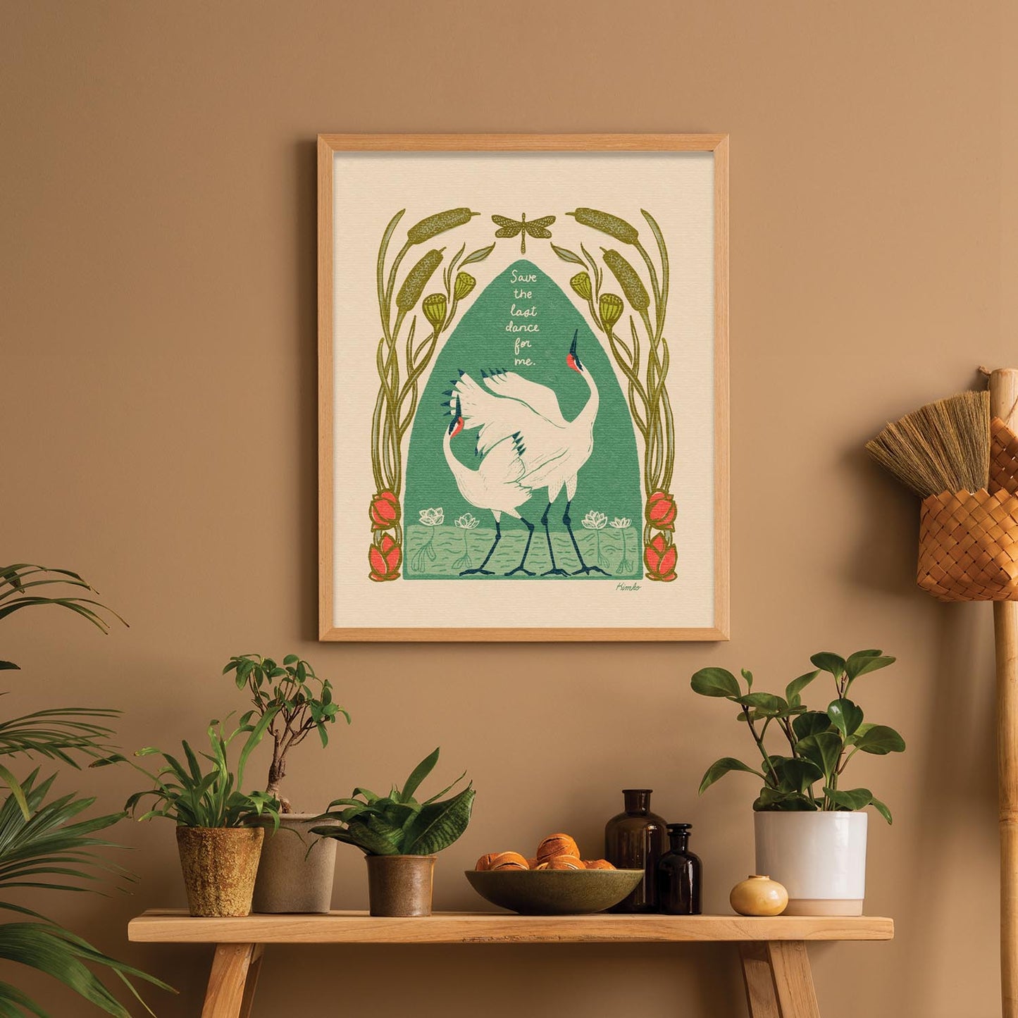 The Dance of the Whooping Cranes | Art Print