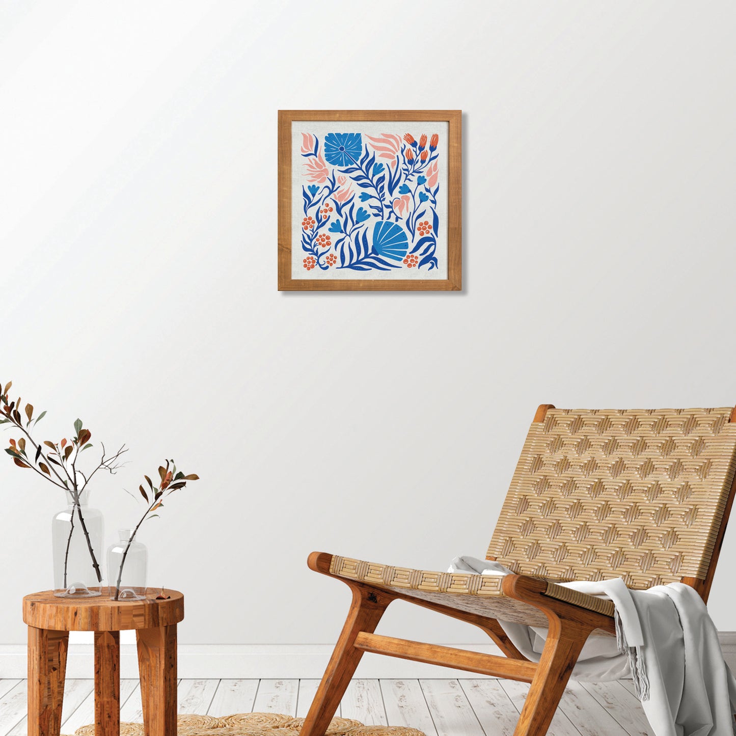 Wildflowers Folk Florals  | Botanical Art Print