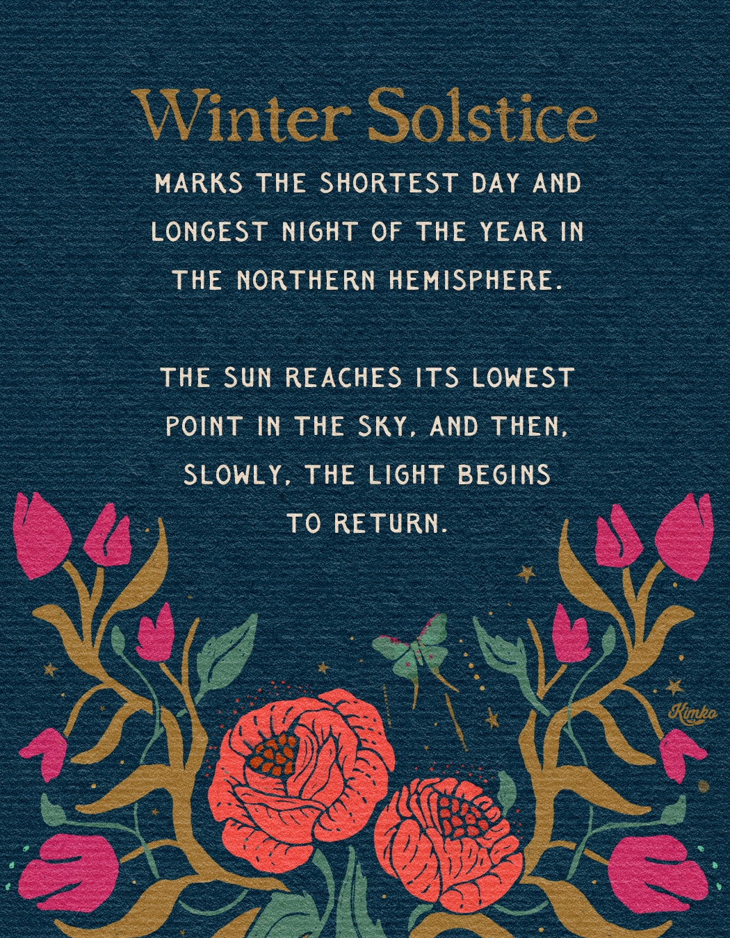 Winter Solstice Framed Art Print