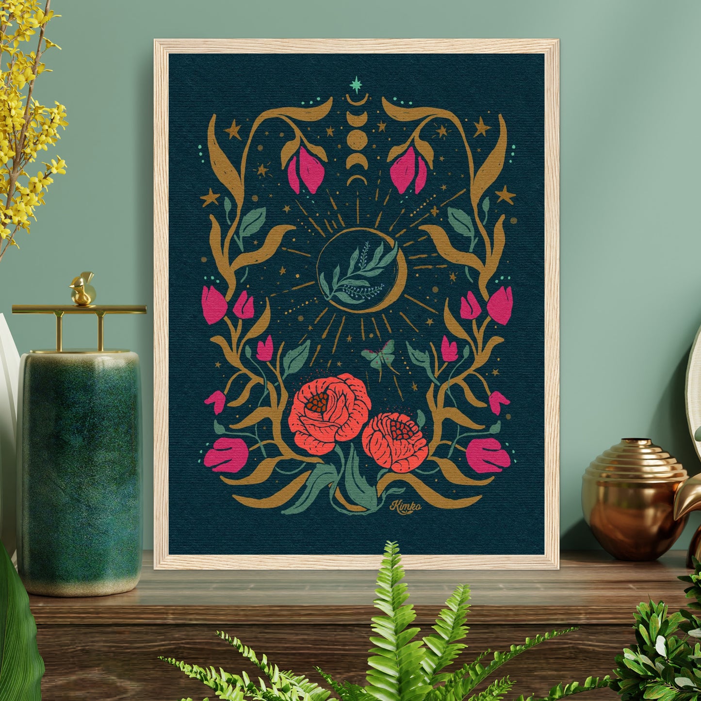 Winter Solstice Framed Art Print