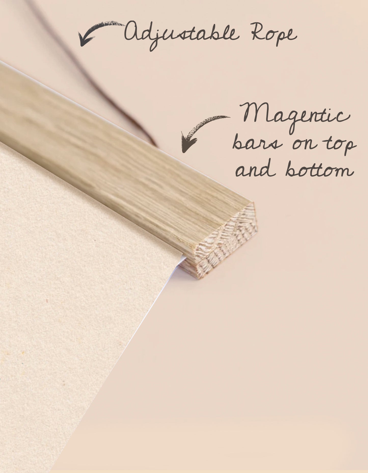 The Blood Worm Moon | March Full Moon Print with Wood Hangar