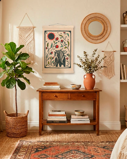 The Year of the Fire Horse | Wooden Hanger