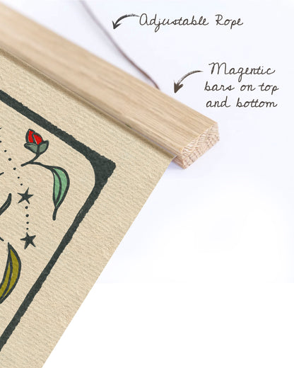The Year of the Fire Horse | Wooden Hanger